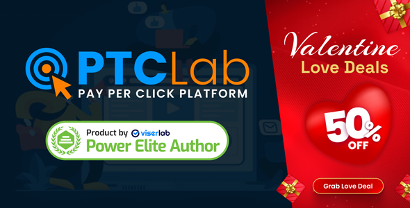 ptcLAB - Pay Per Click Platform