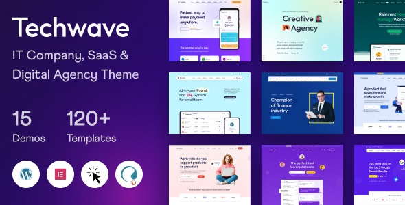 Techwave - IT Solutions, SaaS & Agency WordPress Theme