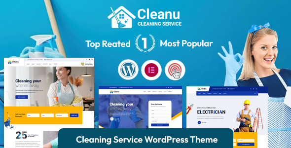Cleanu - Cleaning Services WordPress Theme