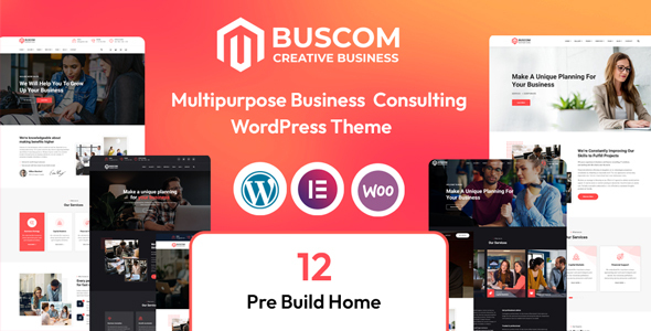 Buscom –  Business & Multipurpose WordPress Theme