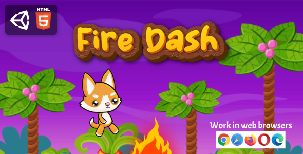 FireDash | HTML5 Game | Unity