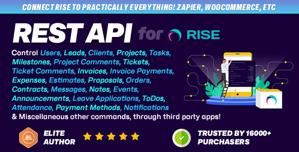 REST API Plugin for RISE CRM - Automate Workflows and connect Third-Party Apps
