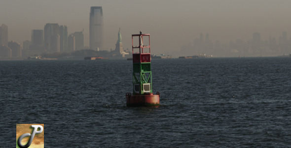 Buoy in New York City Harbor