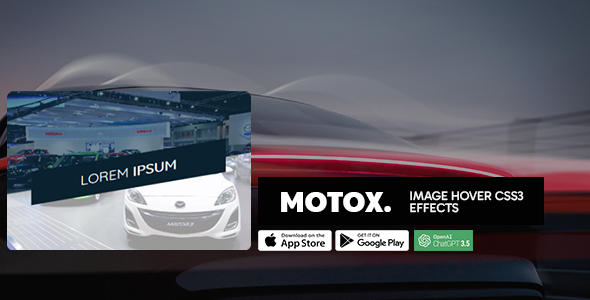Motox - CSS3 Image Hover Effects