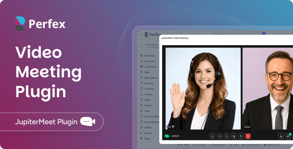 JupiterMeet Video Meeting Plugin for Perfex CRM