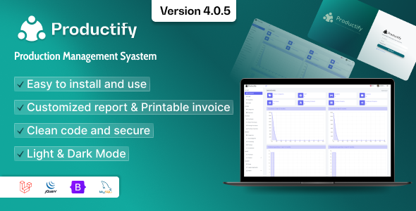 Productify::Production Management System