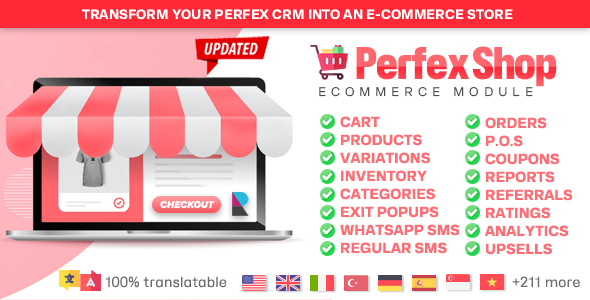 Perfex Shop - eCommerce, POS & Inventory Management Module for Products & Services