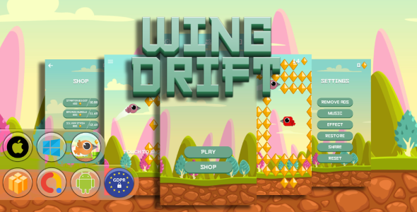 Wing Drift Game Template