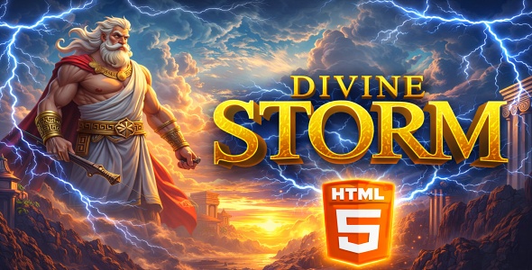 Divine Storm – Epic HTML5 Slot Game with Free Spins & Bonuses