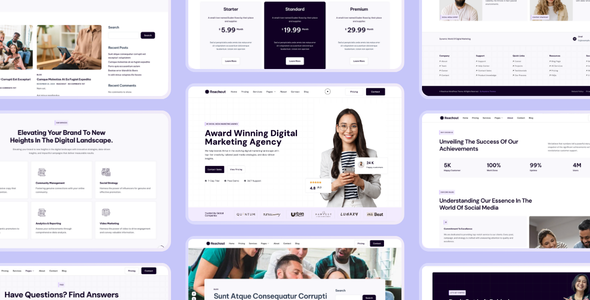 Reachout - Social Media Marketing Agency WordPress Theme