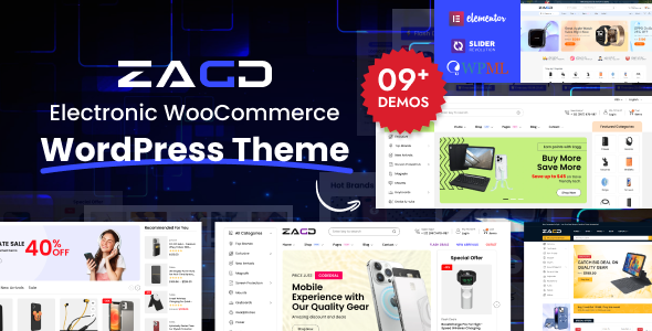 Zagg - Electronics & Accessories WooCommerce WordPress Theme