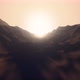 Flying over a mountain valley towards the sun, repeatable animation - VideoHive Item for Sale