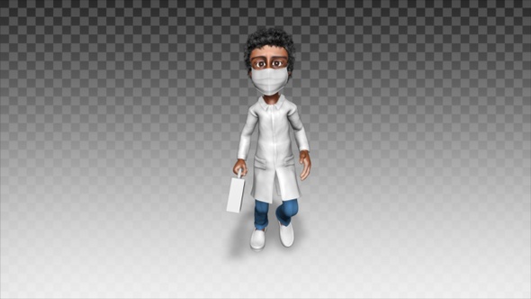 Cartoon Doctor    Runs To Help 4 alt