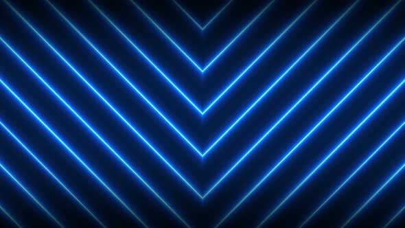 Neon lights shining futuristic trendy seamless loop technology motion graphics