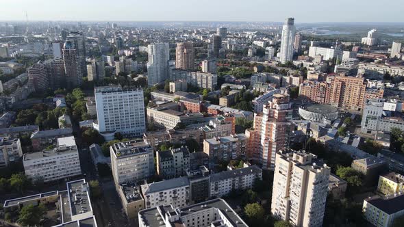 Kyiv - Aerial View of the Capital of Ukraine. Kiev