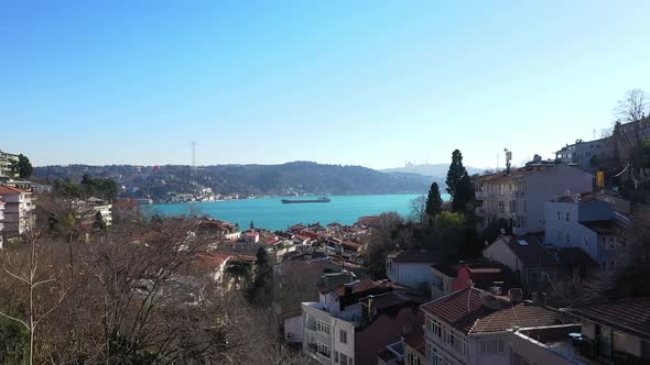 Istanbul Bebek Bosphorus Aerial View 10