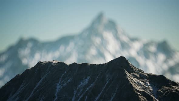 Winter Landscape in Mountains