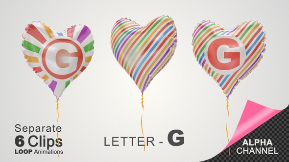 Balloons with Letter - G
