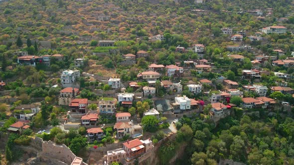 Residential Buildings in the Historical Part in the Highlands in Turkey
