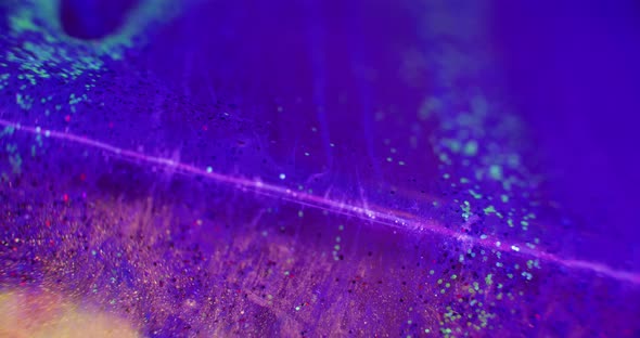 Glitter Ink Flow Fluorescent Background Blur Color