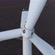 Wind Turbine Blades and Rotor Turn in Close Up Drone View - VideoHive Item for Sale