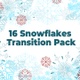 16 Snowflakes Transitions - VideoHive Item for Sale