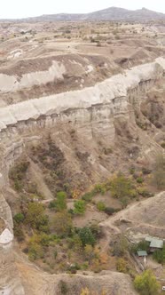 Cappadocia Landscape Aerial View