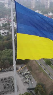 National Flag of Ukraine By Day