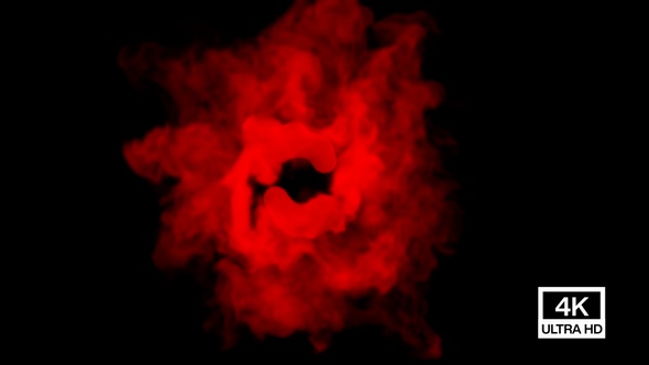 Circled Swirls Red Smoke alt