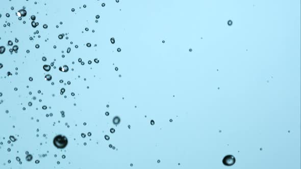 Water pouring and splashing in ultra slow motion 1500fps on a reflective surface - WATER POURS 