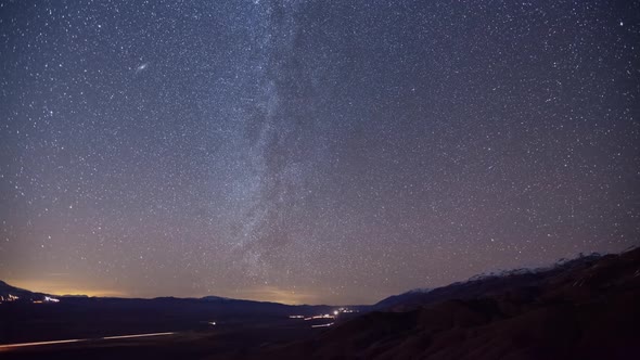 Stars and Milky Way Time Lapse