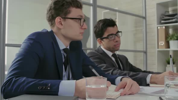 Businessmen Taking Notes  alt