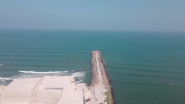 The ForoBoca at Veracruz mexico seen from a drone