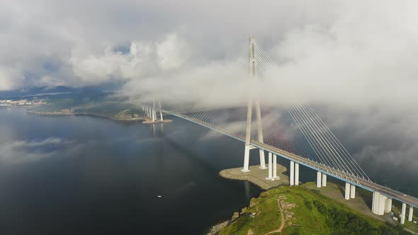 View From the Drone to the Russian Bridge