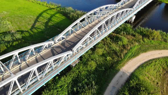 Bridge across the Narew River.