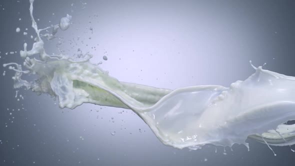 Milk splash, Slow Motion