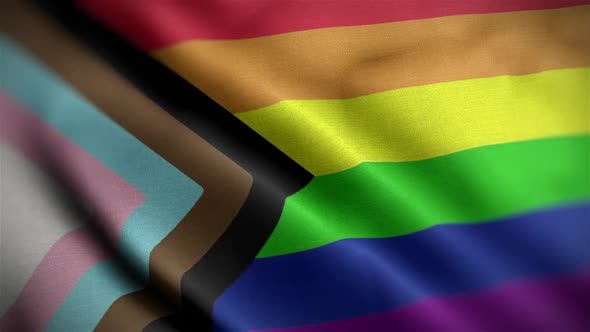 New Gay Pride Flag Angle
