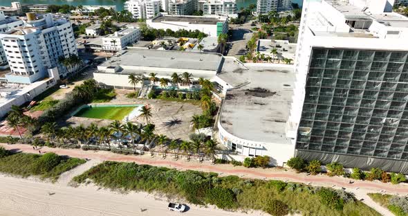 Abandoned Hotels Miami Beach Deauville 4k Circa 2022