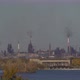 large amount of smoke and soot is emitted from the factory pipes of the metallurgical plant - VideoHive Item for Sale