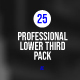 Professional Lower Third Corporation Pack - VideoHive Item for Sale