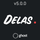 Delas -  Creative Ghost Portfolio and Magazine Theme - ThemeForest Item for Sale