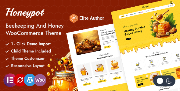 Honeypot - Honey Shop Elementor WooCommerce Theme