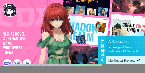 ComX - Visual Novel & Interactive Indie Game WordPress Theme