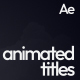Animated Titles - VideoHive Item for Sale
