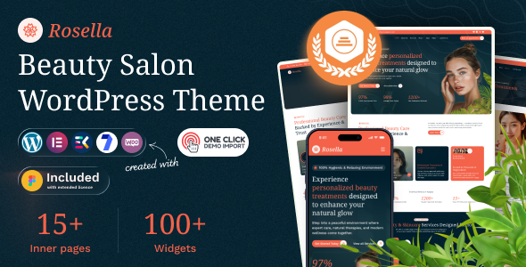 Rosella - Beauty Salon WordPress Theme
