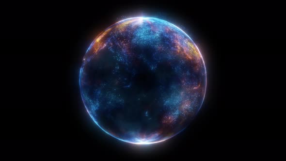 Abstract Digital Globe Futuristic Technology alt