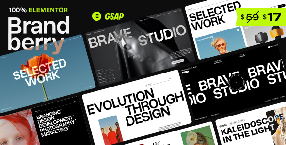 Brandberry – Creative Elementor WordPress Theme