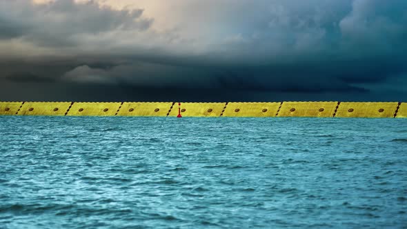 Mobile Dam That Closes the Venice Lagoon To Save It From Floods.