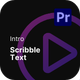 Intro - Scribble Text - VideoHive Item for Sale