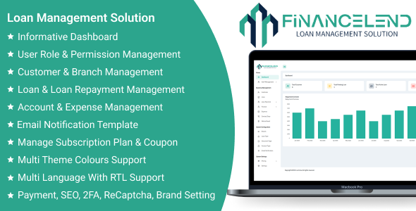 FinanceLend SaaS - Loan Management Solution